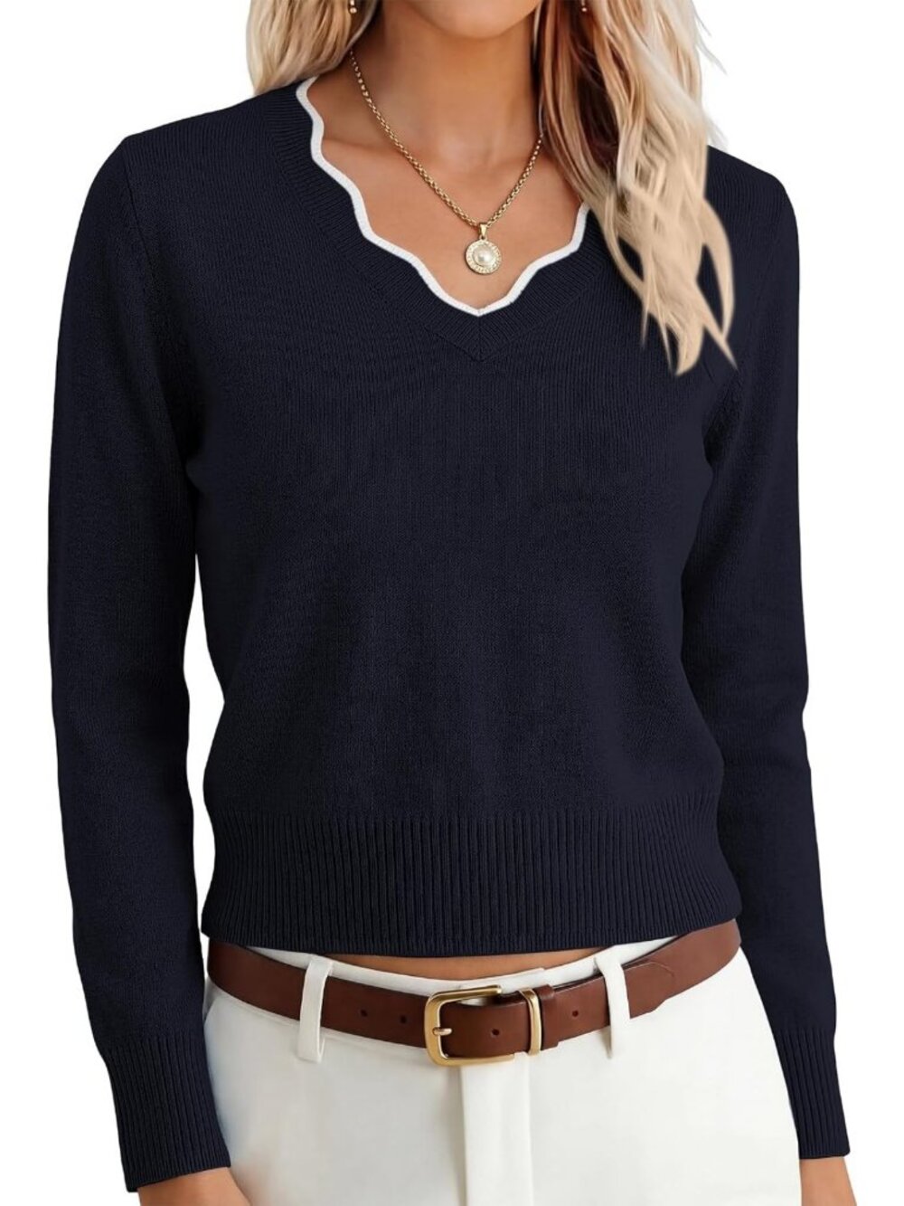 Lightweight Cropped Sweater for Women | Fall Fashion Essential, Cozy & Stylish